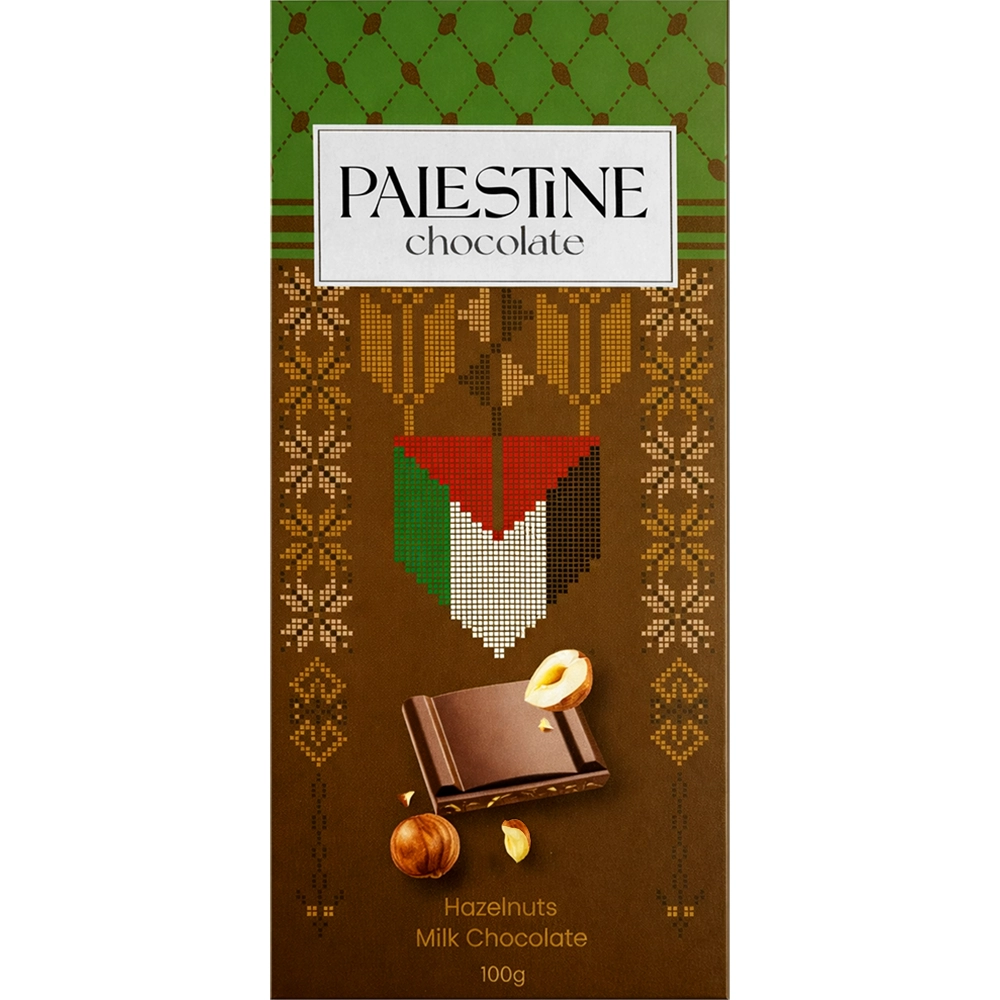 Palestine Chocolate – Hazelnuts Milk Chocolate (100 g)