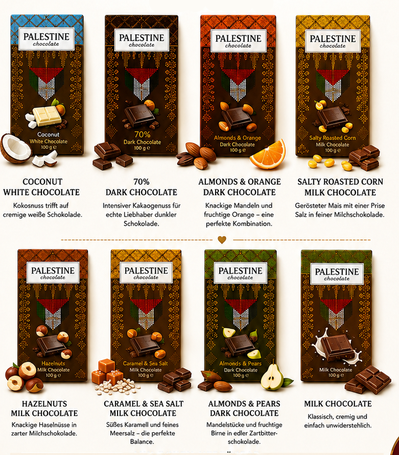 Palestine Chocolate – 12er-Mix